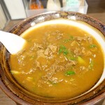 ちから - 料理写真:牛カレーうどん(870円)