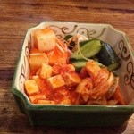 正泰苑 - キムチ盛り合わせ