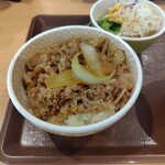 すき家 - 牛丼(並盛)+つゆだく+ねぎだく ♪