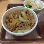 すき家 - 牛丼(並盛)+つゆだく+ねぎだく ♪