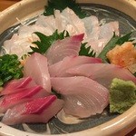 肴の店 枝むら - 縞鯵とヒラメ