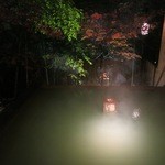 竹ふえ - 夜の部屋風呂です。