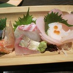 竹ふえ - どれも新鮮なお刺身です。