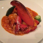 眺遊楼 - 「食感」～弾む食感を楽しみながら～オマールエビの軽い煮込み、チリソース