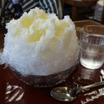 納言志るこ店 - 2015年モデル。ちょっと氷の温度が高いのか？