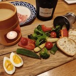 神田屋のスタンド 夕やけ - 