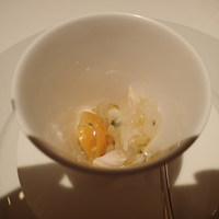 リストランテ カノフィーロ - ハマグリとセロリのジェラティーナ
