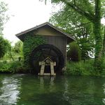 大王わさび農場 テイクアウトコーナー - 水車小屋１