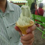 大王わさび農場 テイクアウトコーナー - ワサビソフトクリーム