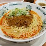 日高屋 - 料理写真:冷し担担麺・餃子セット1,030円