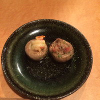 グリル プランチャ - マッシュルーム
                海老とアンチョビ？