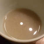 玄挽蕎麦 NAGARA - 蕎麦湯；最後の方はかなりとろみがあって濃厚