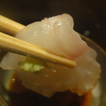 御料理 堀川 - 向付け・・・あこう・・・Kappachyさん・ど～ぞ～＾＾