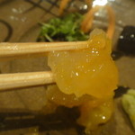 御料理 堀川 - 向付け・・・伊勢海老半熟卵黄和え・・・エリチャン・ど～ぞ～＾＾