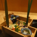 御料理 堀川 - 強肴・・・立体的なビジュアルが良い♪