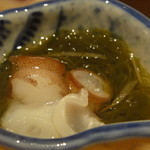 御料理 堀川 - 強肴・・・蛸ともずくの酢の物
