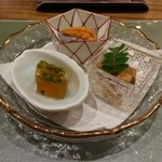 日本料理 とくを - 2015 5 前菜三品
