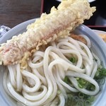 根ッ子うどん - チク天を乗せて・・・