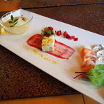 手打ち蕎麦とフレンチの やな木 - アミューズ 2015年5月