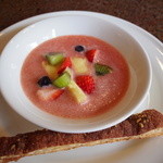 デザート（フルーツガスパッチョ）2015年5月