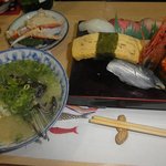 鮨・あつ賀 - 殻つきＰナッツの端置きがかわいい