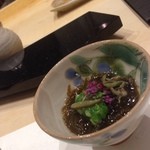 鮨 心白 - 【つまみ】石垣島の天然もずく（2015.05.17）