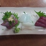 鳥忠 - 刺身三種