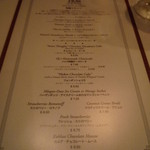 Hy's STEAKHOUSE - デザートメニュー