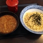 活力豚骨ラーメン　大成屋 - こくとろつけめん（チャーシューは次男がおいはぎして行った）