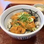 なか卯 - 料理写真:ウニがドーン(小盛り)