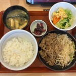 なか卯 - 料理写真:牛カルビ定食(並)