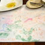 横浜チーズカフェ - 食事をしながら描いた落書き