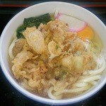 小諸そば - かき揚げうどん(玉子入り)