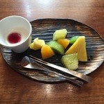 日本料理　時宜 - 最後にデザートです！フルーツとヨーグルトでサッパリと頂く事ができました