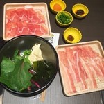 ゆず庵 豊田豊栄店 - 豚カルビ、ロース