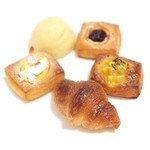 ポンパドウル - 料理写真:ミニパンセット (560円) '15 4月上旬