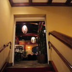 あざみ野うかい亭 - 2階のデザートラウンジへ