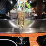 あざみ野うかい亭 - テタンジェ・ブリュット・レゼルブ（シャンパーニュ）