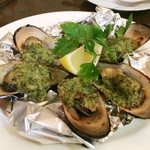 オリヂナルジョーズ - パーナ貝のガーリック焼き