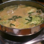 「炙りもつ鍋」（１人前、９９０円）