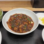 藤椒 - ✅麻婆豆腐定食¥1.000(辛さ:普通)
　※辛さは3段階からセレクト可能