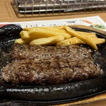 ブロンコビリー - 料理写真:■炭焼きがんこハンバーグランチ(200g)¥1,738