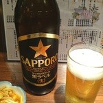 まずは瓶だよね日本の居酒屋♪