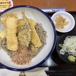 天丼てんや - 料理写真:鰹の冷やしそば、クーポンでいかのせ