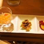 豊祝 - 豊祝セット（前菜3種盛）