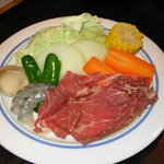 じゅうじゅう - 鉄板焼盛合わせ　１４００円
