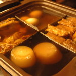 春吉ラーメン - 毎日つぎ足した秘伝のダシがしみ込んだおでんは絶品！