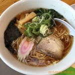 那須高原サービスエリア（上り線）ショッピングコーナー - 醤油ラーメン640円