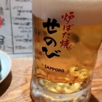炉ばた焼 せのび - ドリンク写真:生ビール　620円