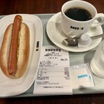 ドトールコーヒーショップ - 料理写真:ジャーマンドック、ブレンドM